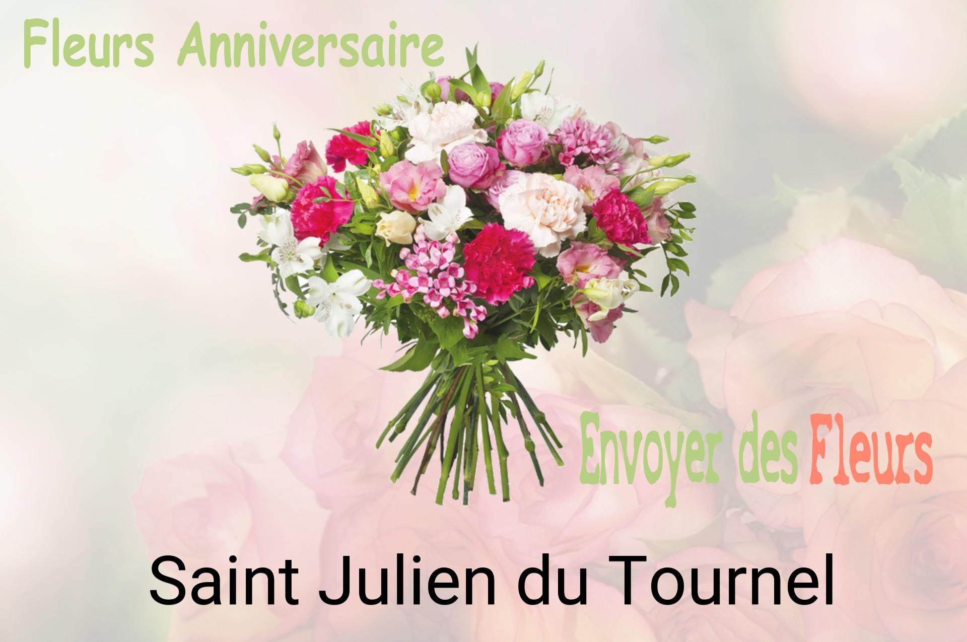 Bouquet de fleurs d’anniversaire livré à Saint-Julien-du-Tournel